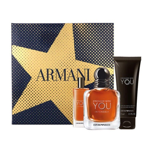 Emporio Armani Stronger With You Intensely 3 Piece Gift Set