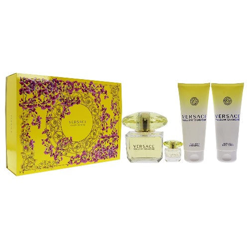 Versace Yellow Diamond 4 Piece Gift Set