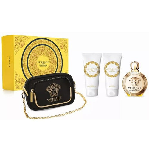 Versace Eros Pour Femme 4 Piece Gift Set