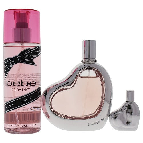 Bebe Silver 3 Piece Gift Set