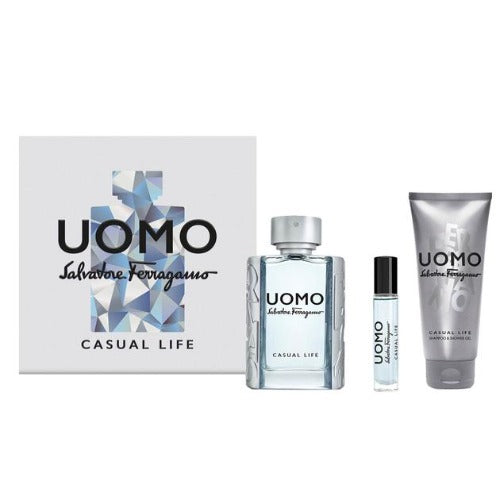 Ferragamo Uomo Casual Life 3 Piece Gift Set