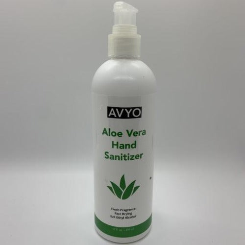 AVYO Aloe Vera Hand Sanitizer Fresh Fragrance Fast Drying 62% Ethyl Alcohol 8.0 oz