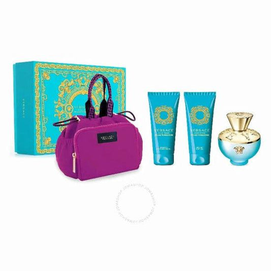 Versace Dylan Turquoise 4 Piece Gift Set